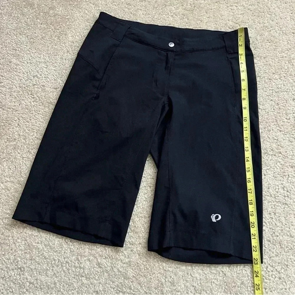 Pearl Izumi Bermuda Biking Cycling Shorts 14” Women Size Medium Black Outdoor - Picture 3 of 16